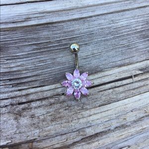 Pretty Flower Belly Button‎ Navel Ring